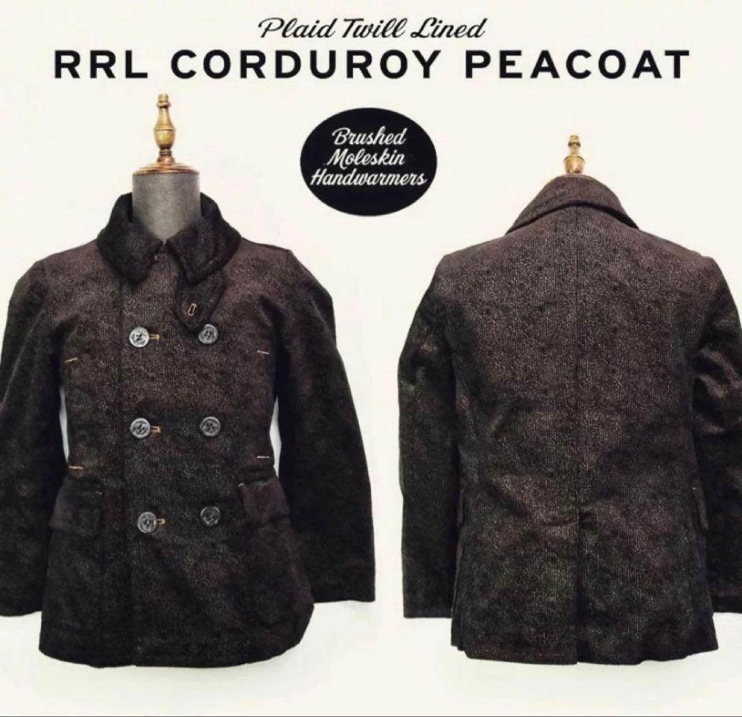 RRL ダブルアールエル コーデュロイ ピーコート ビィンテージ加工 USA製
