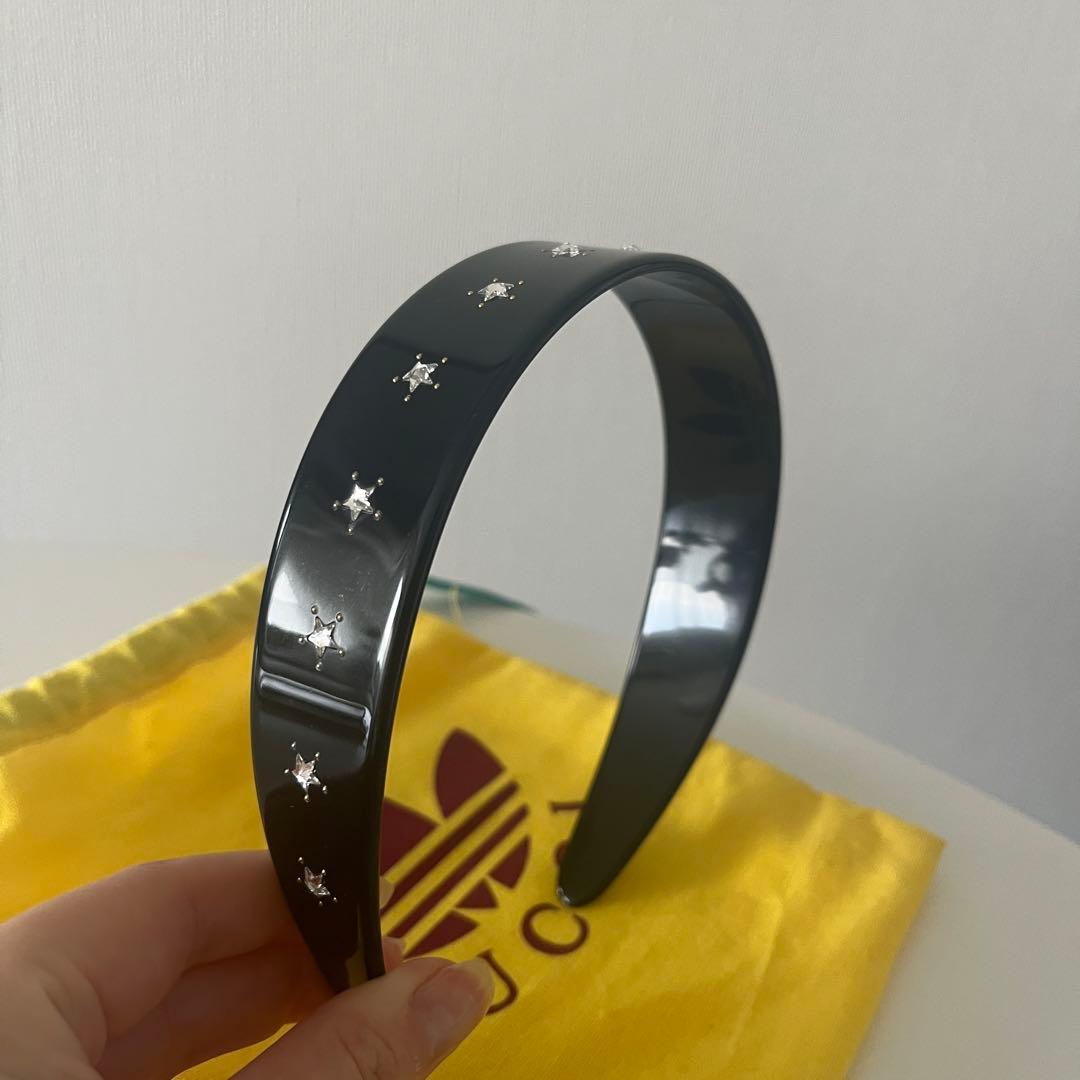 【値下】GUCCI X adidas 限定コラボ スワロフスキーカチューシャ