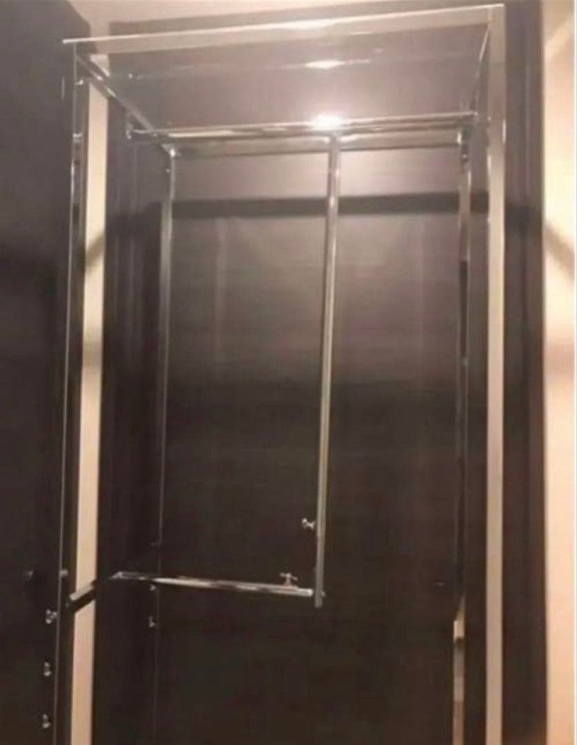 狭いスペースにも便利♪おしゃれ ハンガーラック 衣類収納 ♡ シルバー