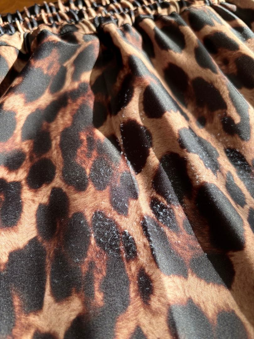 【MUSE de Deuxieme Classe】レパード柄イージーパンツ