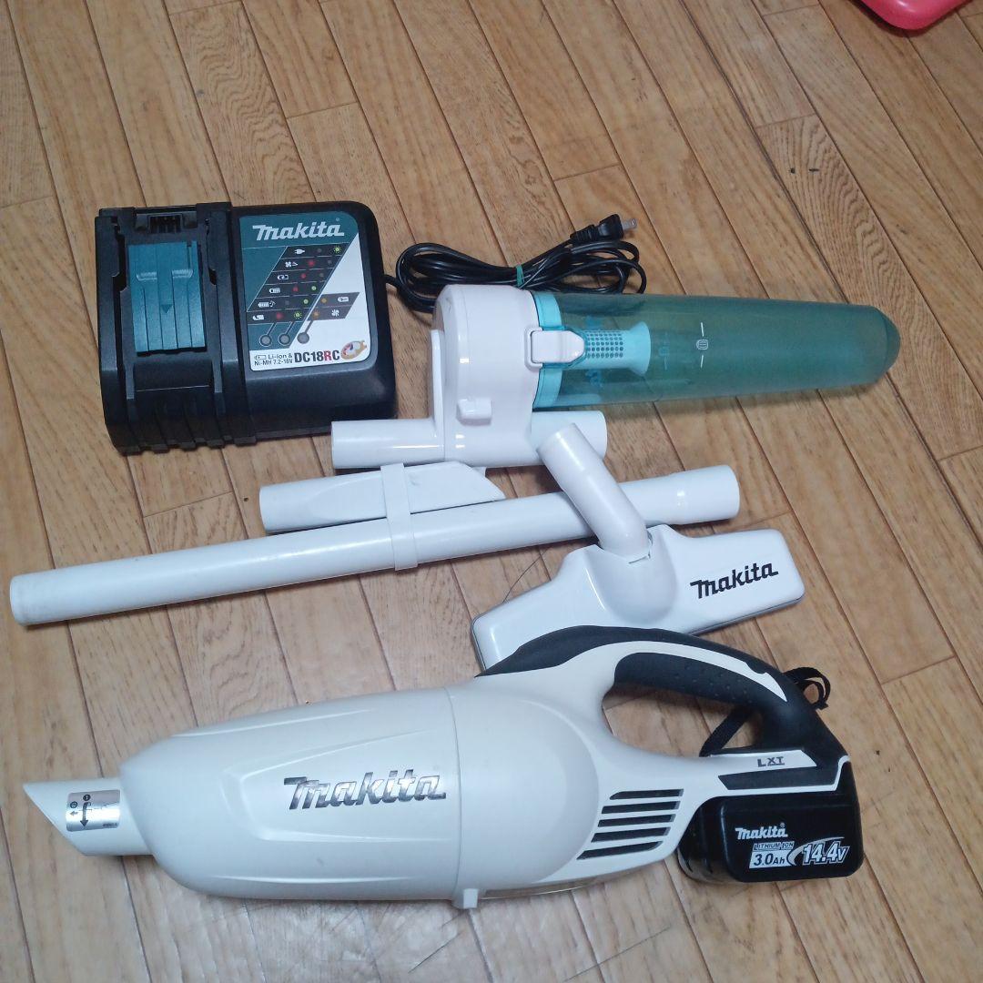 マキタ14.4V充電式クリーナCL141FD バッテリー、充電器、サイクロン付