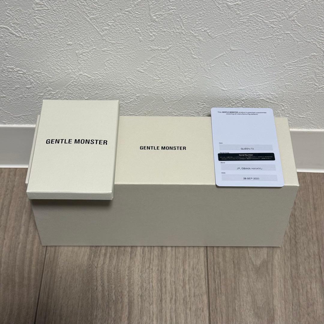 GENTLE MONSTER べっ甲/ブラック サングラス QUEEN-T2