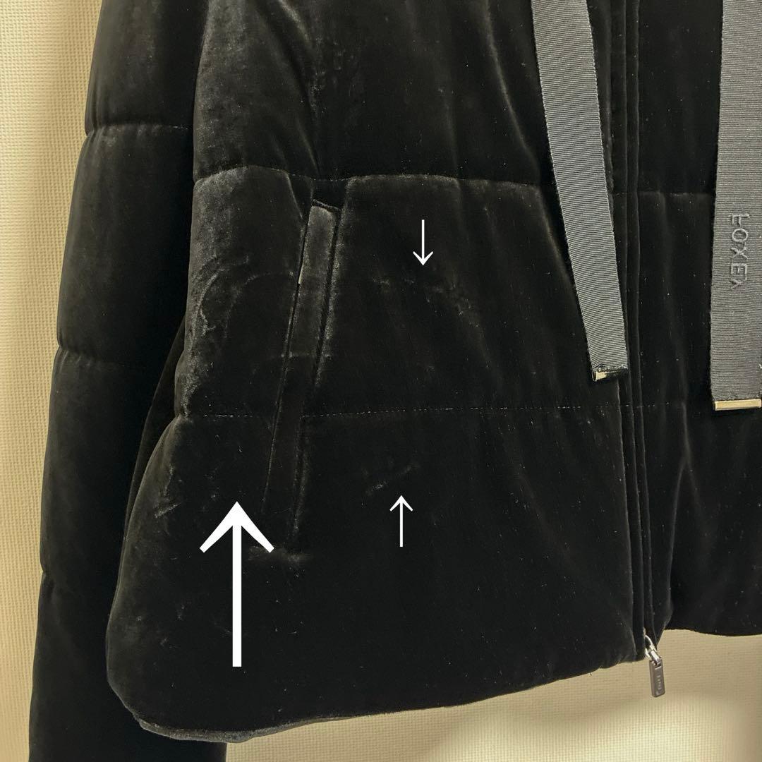 フォクシー　ベロアジャケット　サイズ40 訳あり