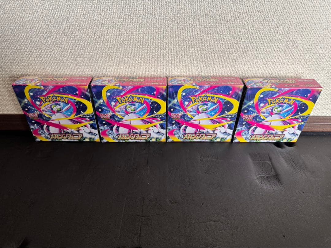 ポケモンカードゲーム メガシンフォニア　4BOX シュリンク付き