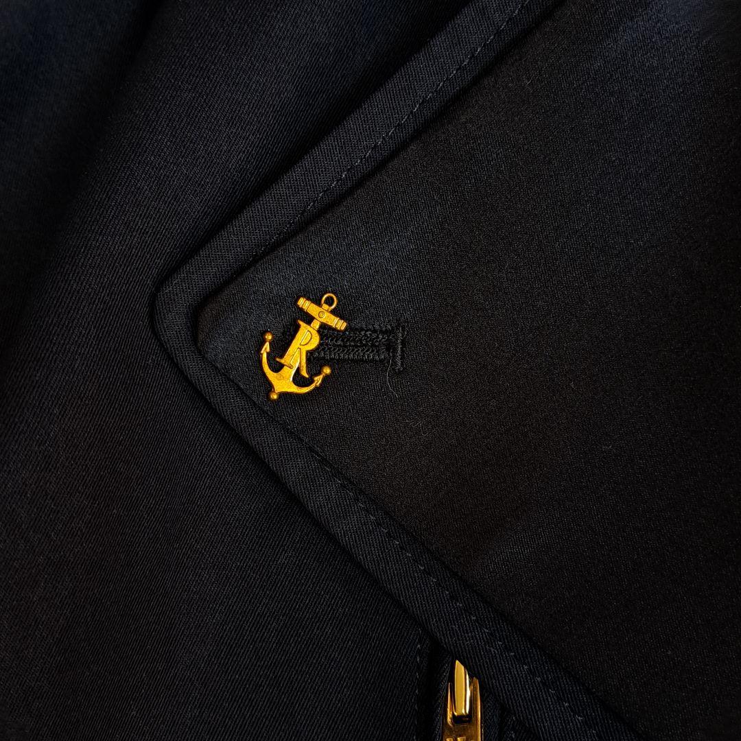 美品✨ザ リラクス ミリタリージャケット モッズコート ウールシルク 黒 38