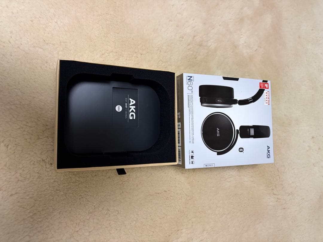 AKG N60NC ワイヤレスヘッドホン ブラック