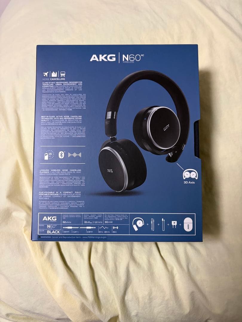 AKG N60NC ワイヤレスヘッドホン ブラック