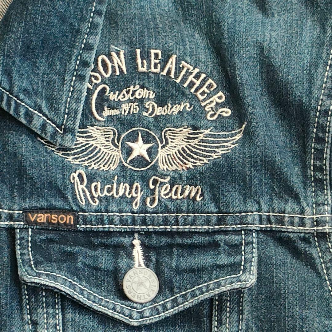 VANSON フライングスター つなぎ オールインワン刺繍 XL