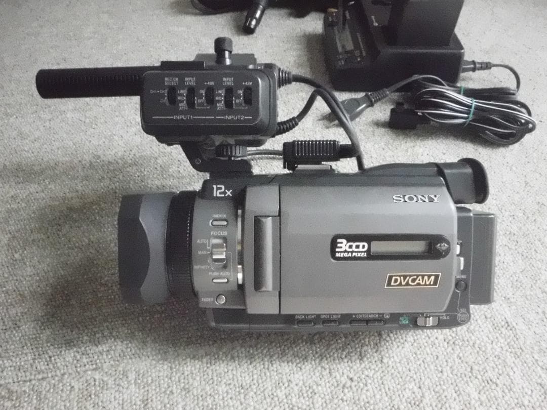 【中古】SONY DVCAM カムコーダー DSR-PDX10 フルセット