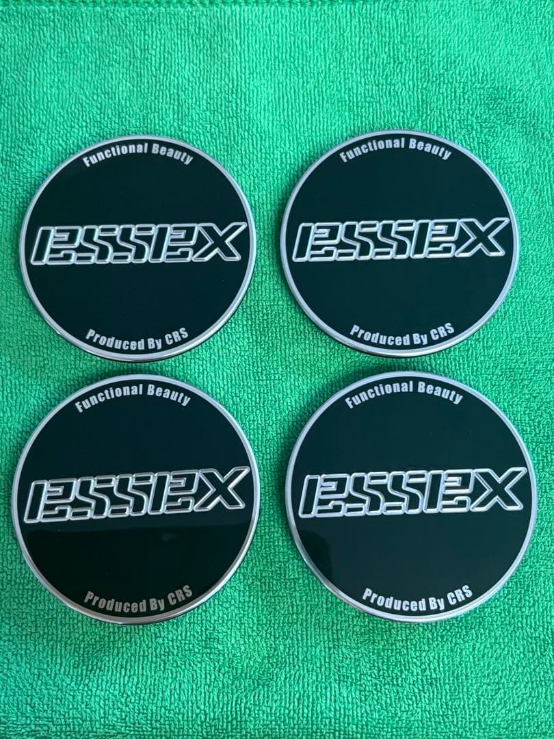 【新品】エセックス ハイエース、キャラバン、ホイールセンターキャップ4枚セット