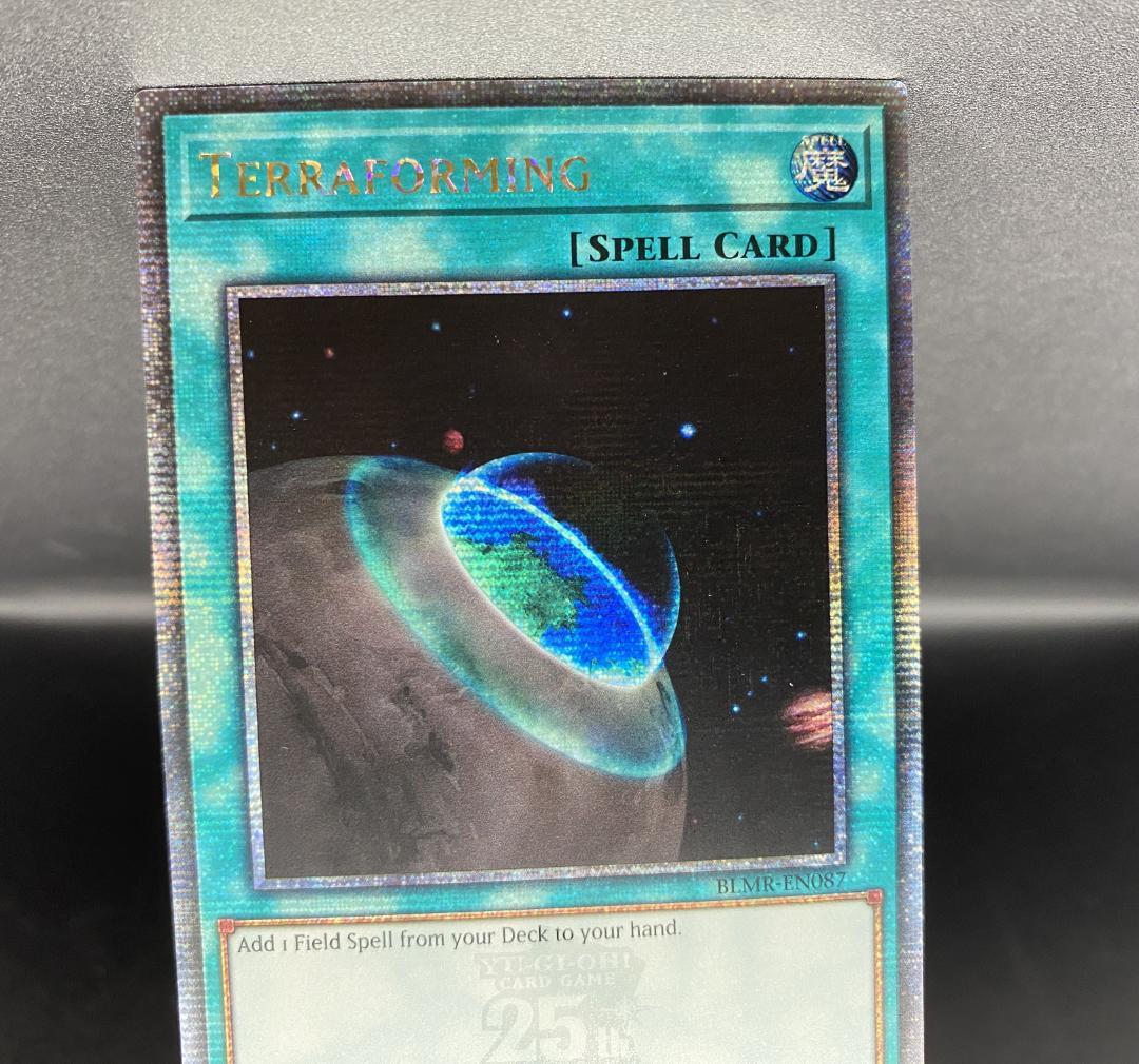 遊戯王 EU版 BLMR テラ・フォーミング 25TH シク 英語