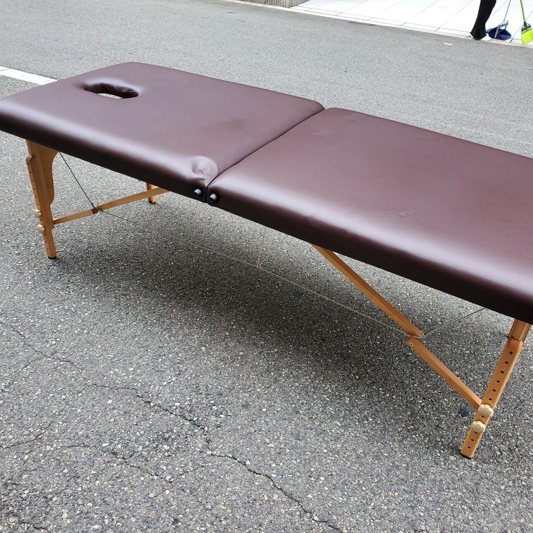 大阪市尚配送無料 SEVEN BEAUTY エステ用簡易ベッド 現状品