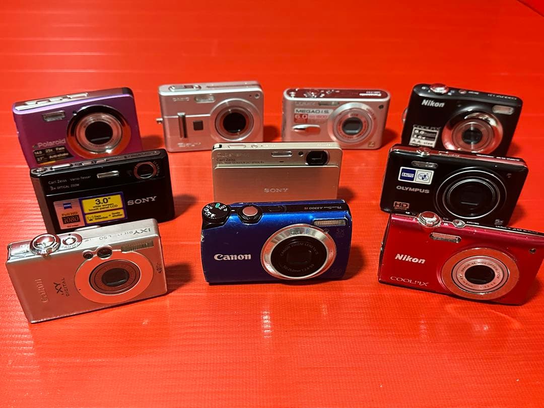 10台 デジカメラ まとめ【動作未確認ジャンク扱】⑥