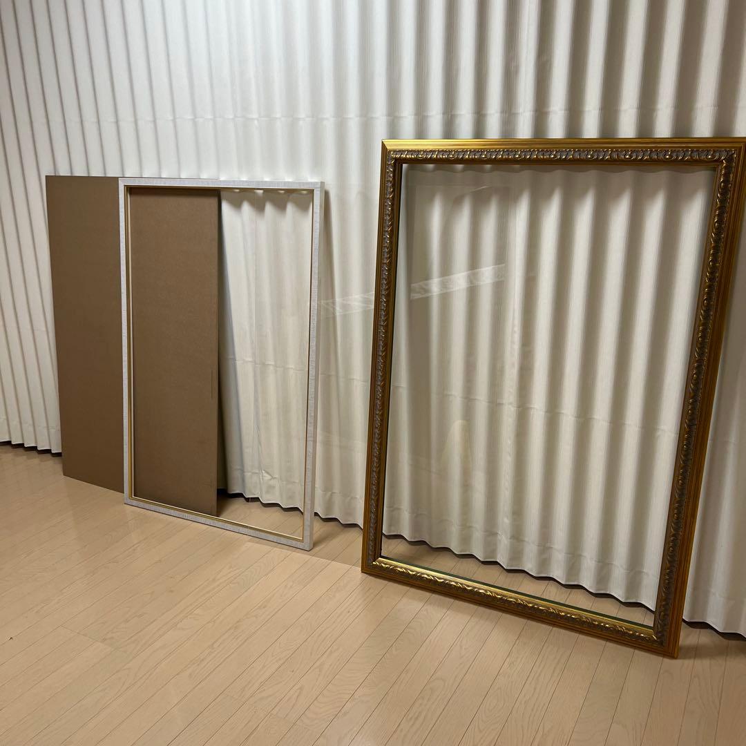 地域限定送料込み　特大額縁　幅97.5cm 高さ137,5cm厚さ5cm