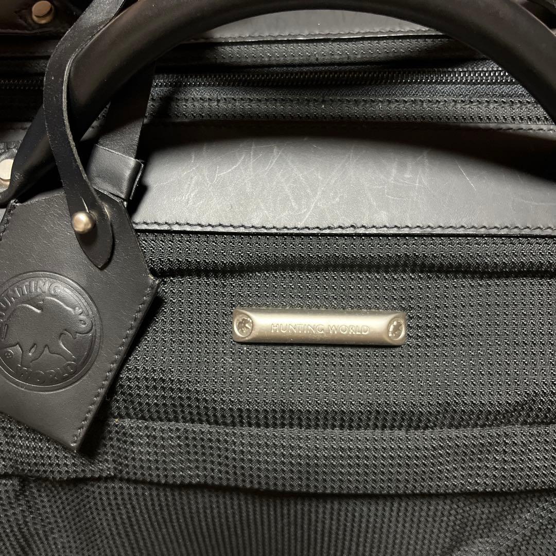 HUNTING WORLD ボストンバッグ ブラック