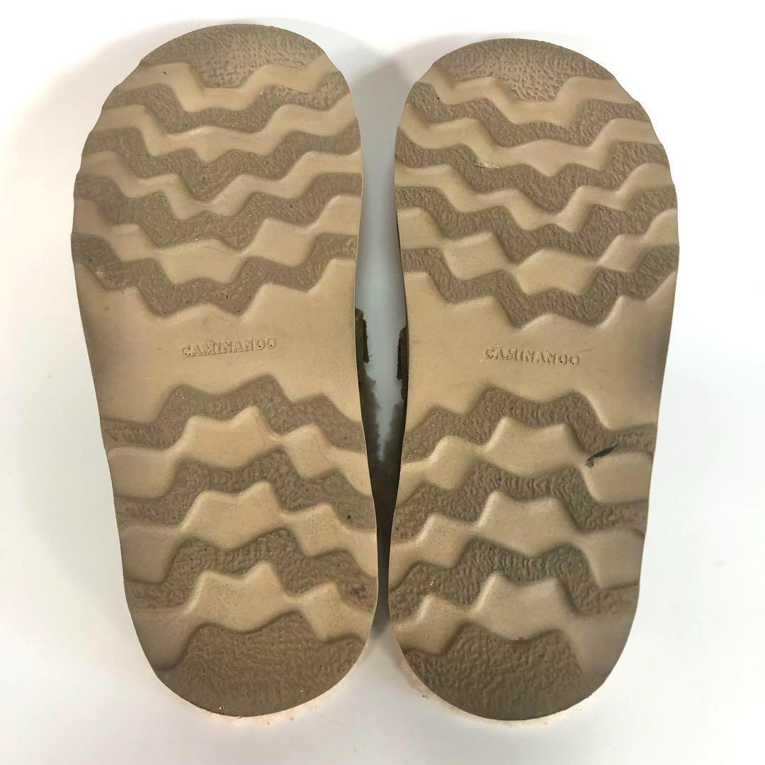 カミナンド ファー付きミュール バックル 24112W 23.5cm相当