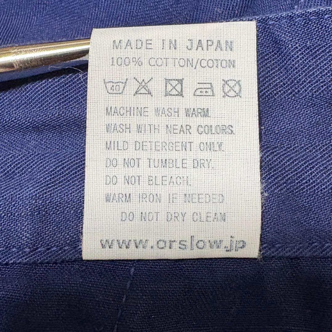 orslowオアスロウ フレンチワークパンツ ヘリンボーン ユニセックス