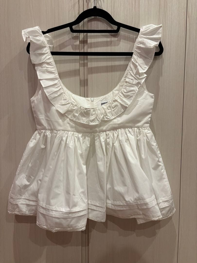 【mieya mieya】PETIT APLON TOP 新品 未使用　エプロン