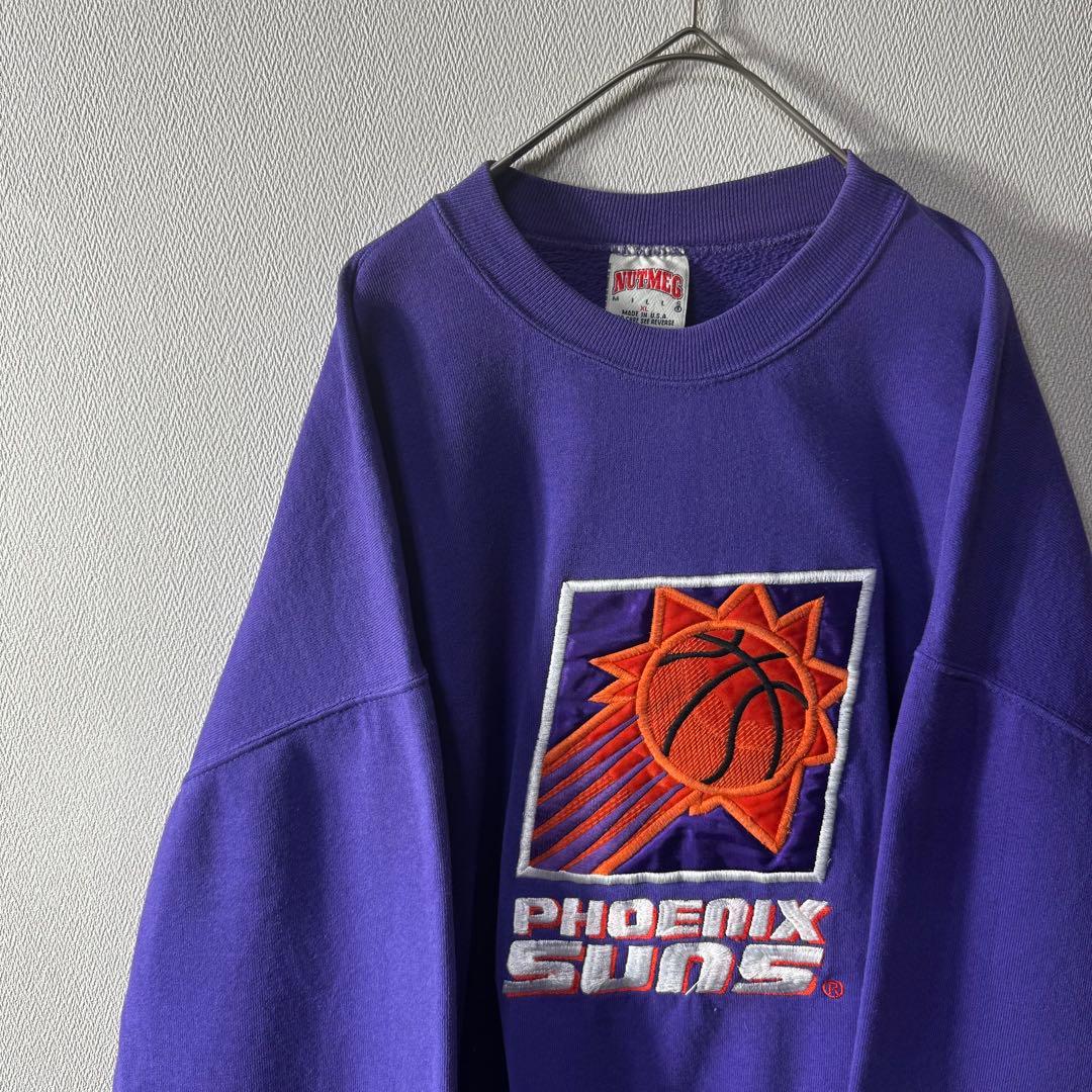 ウ*ニ様 希少 90s USA製 NUTMEG Phoenix suns NBA
