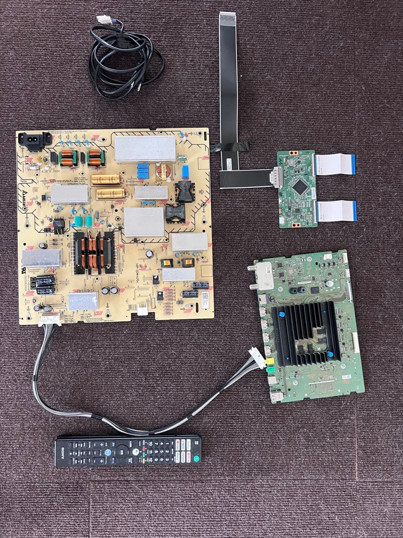 テレビ基板セット リモコン付き sony KJ-75X8000H
