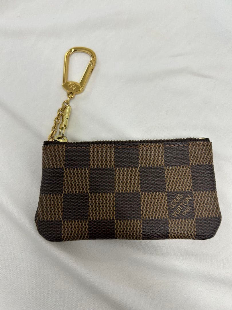 ルイヴィトン　ケースポシェット・クレ　ダミエエベヌ