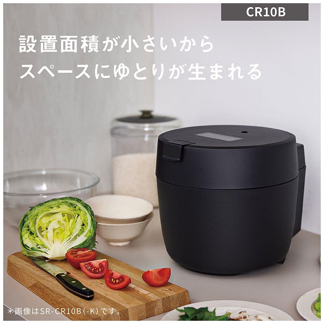Panasonic 炊飯器SR-CR10B-K(5合炊き)