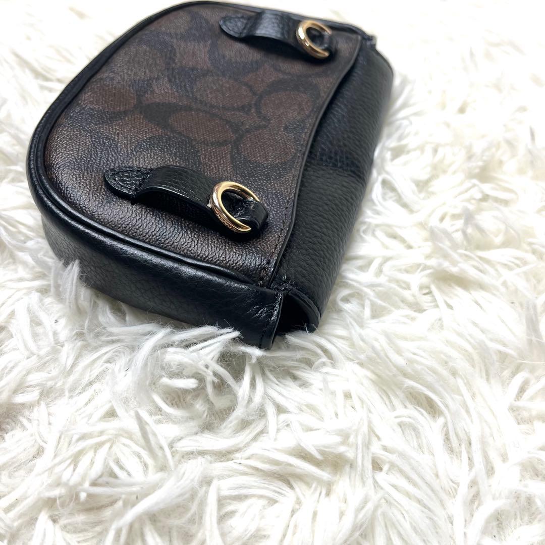 【美品】 COACH コーチ ジェイドミニベルト ショルダー ウエストバッグ