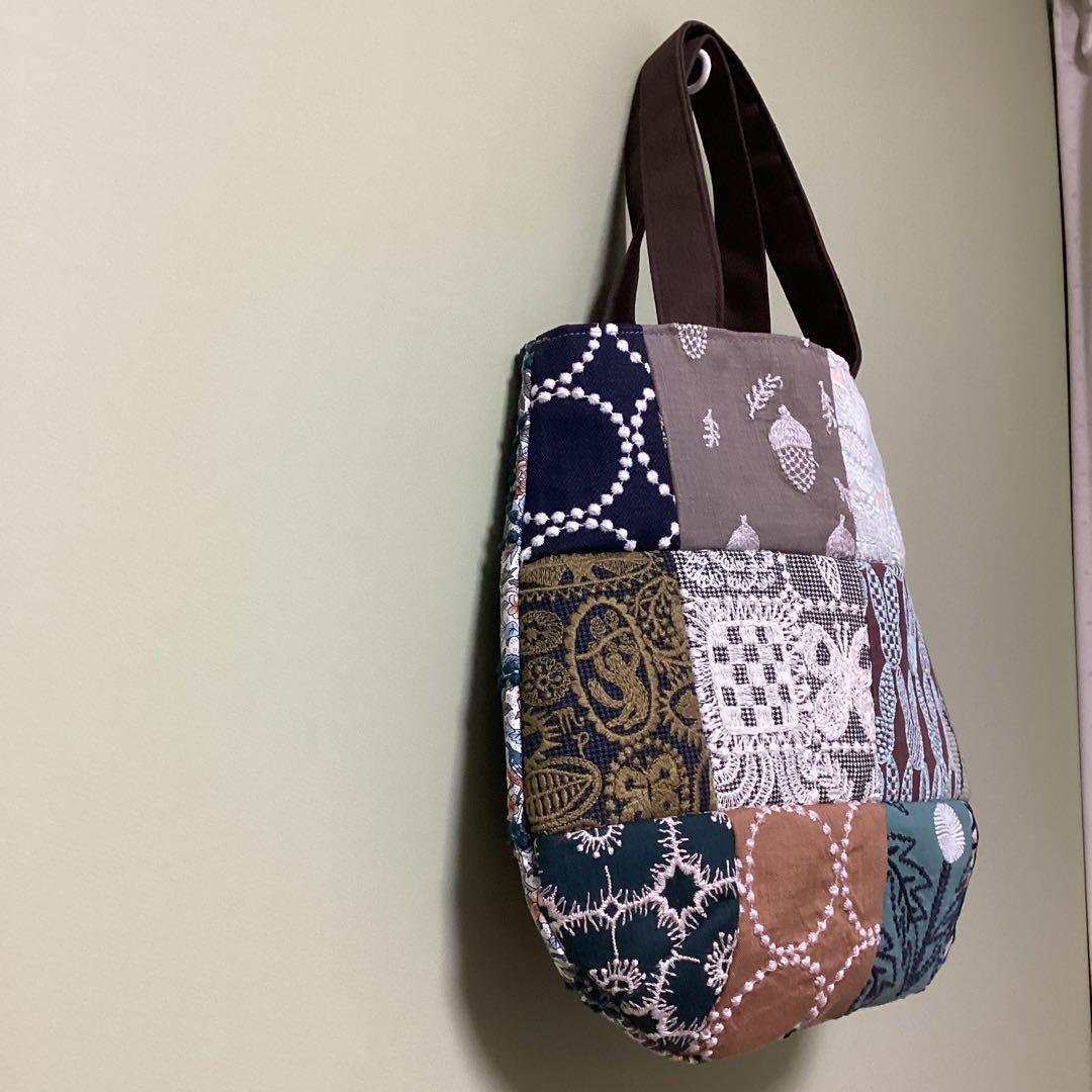 片面ミナペルホネン伊勢丹限定ストロベリーツリートートバッグハンドメイド