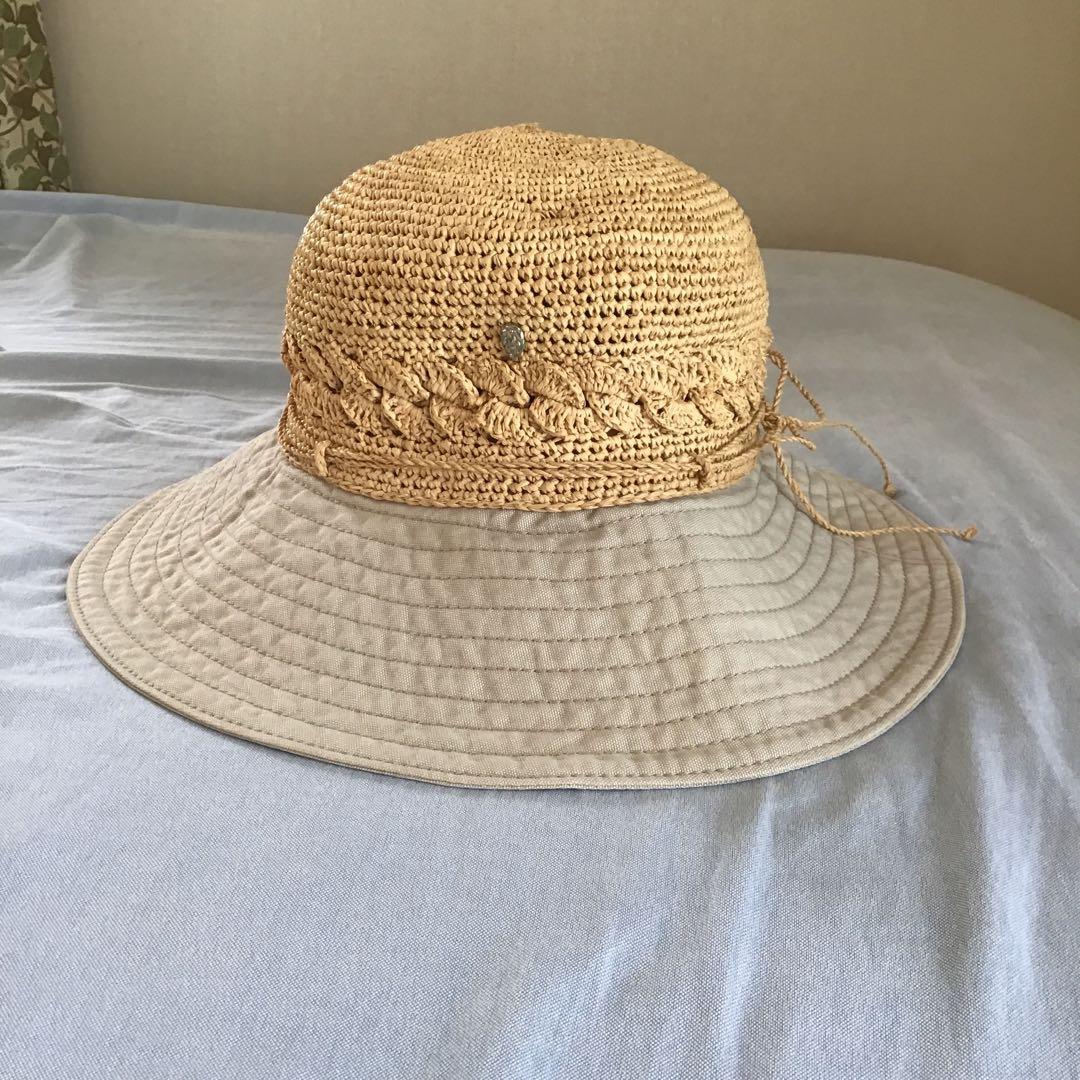 ヘレンカミンスキー、麦わら帽子、ラフィア×綿、