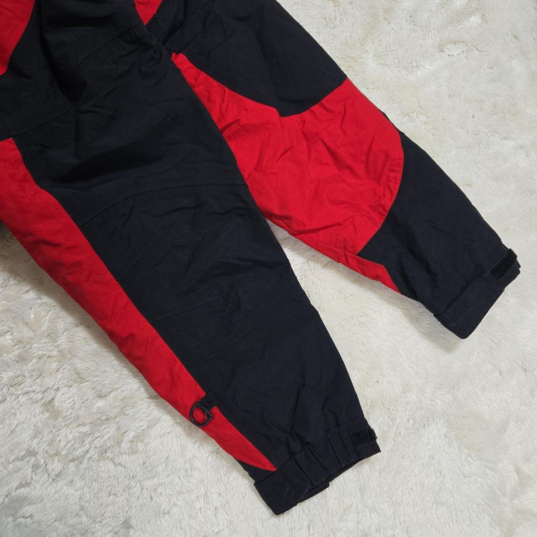 希少 THE NORTH FACE ノースフェイス スノボ スキーウェア 赤 黒