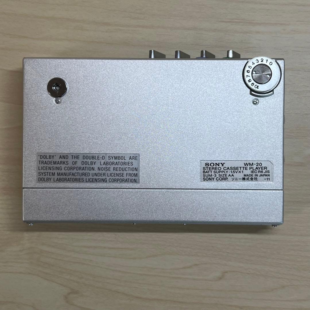 ソニーウォークマン SONY Walkman WM-20 【ジャンク品】本体のみ