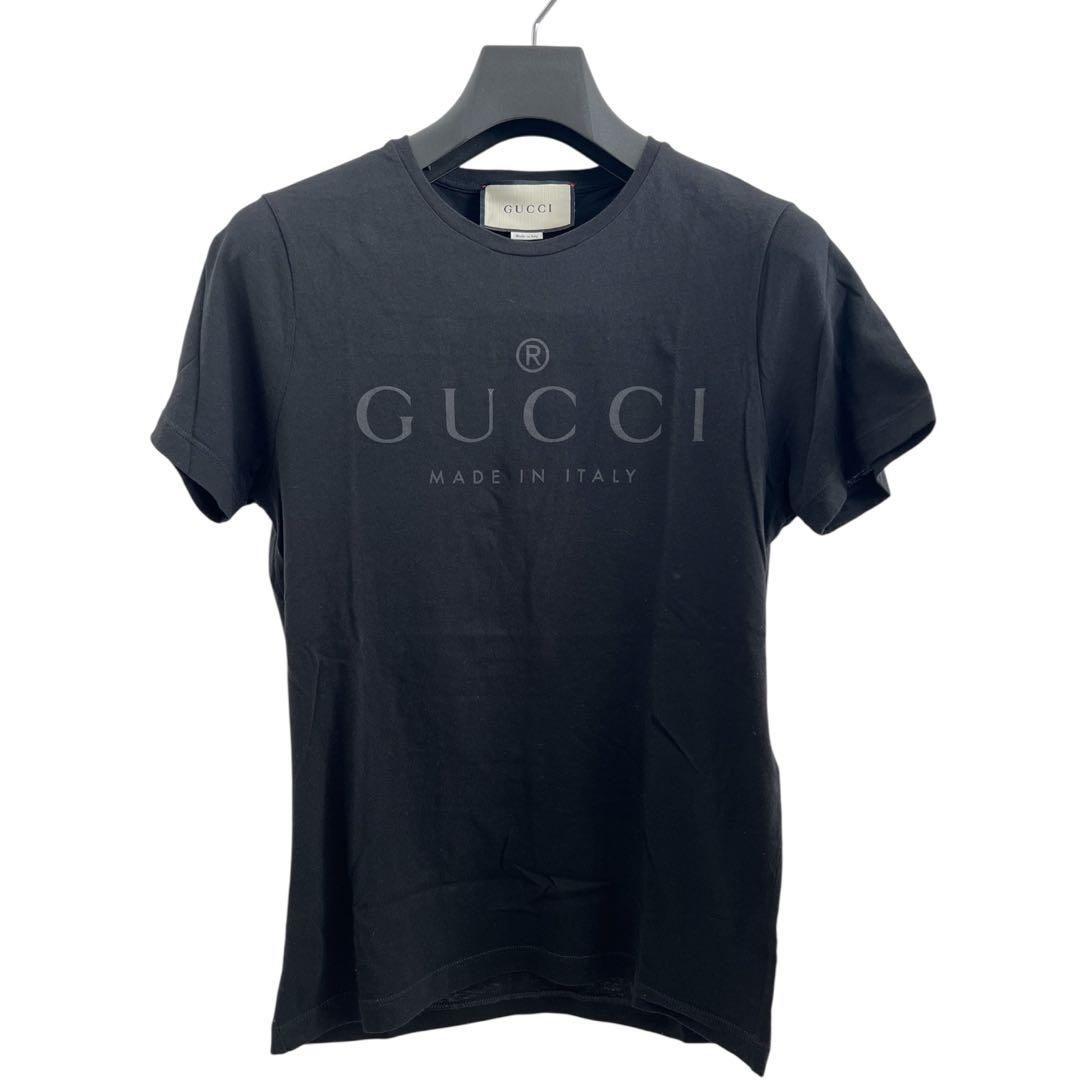 美品✨GUCCI ブラック Tシャツ　XS 日本サイズはM相当