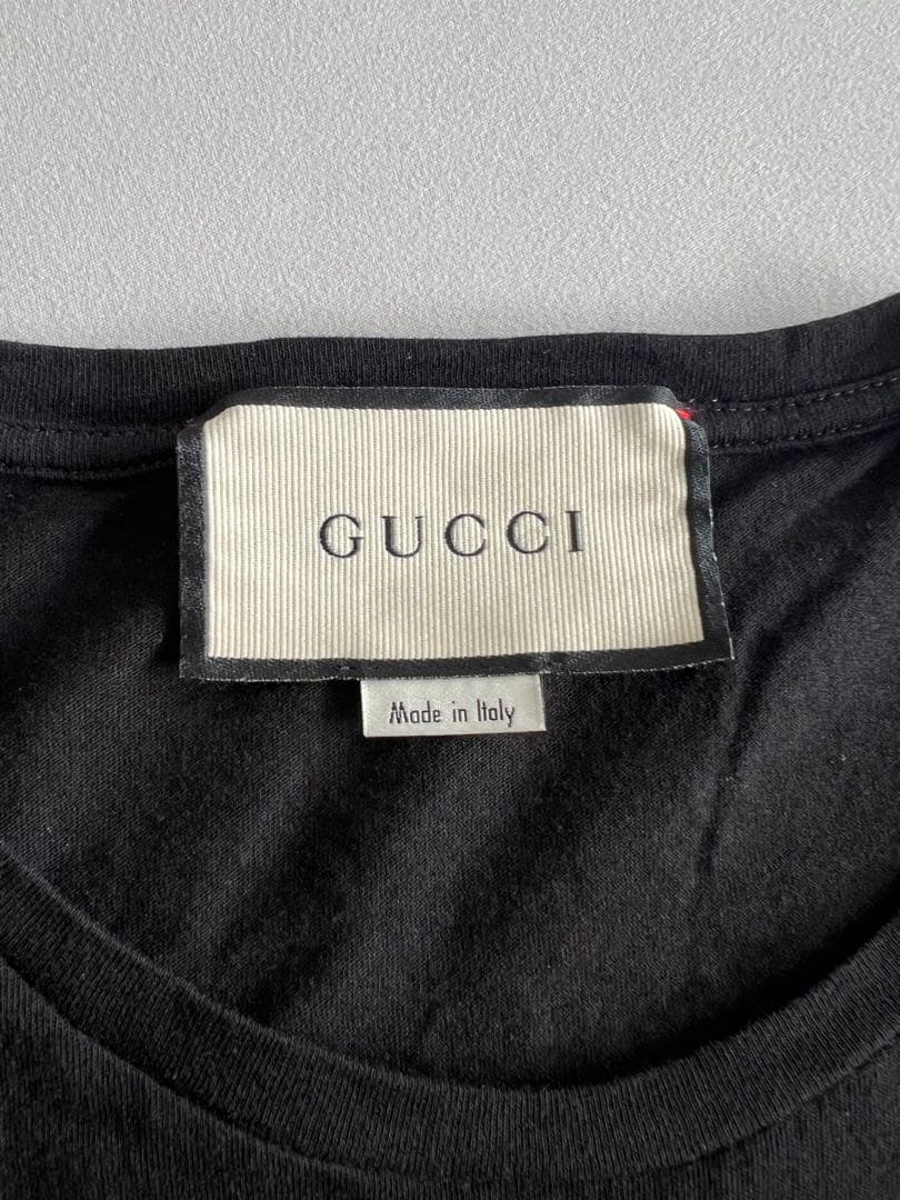 美品✨GUCCI ブラック Tシャツ　XS 日本サイズはM相当