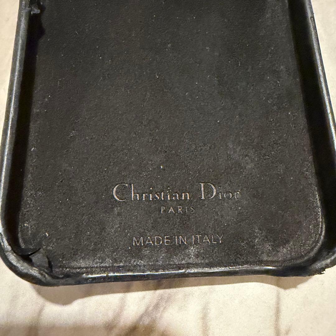 iPhone 13pro Dior ブラックレザー