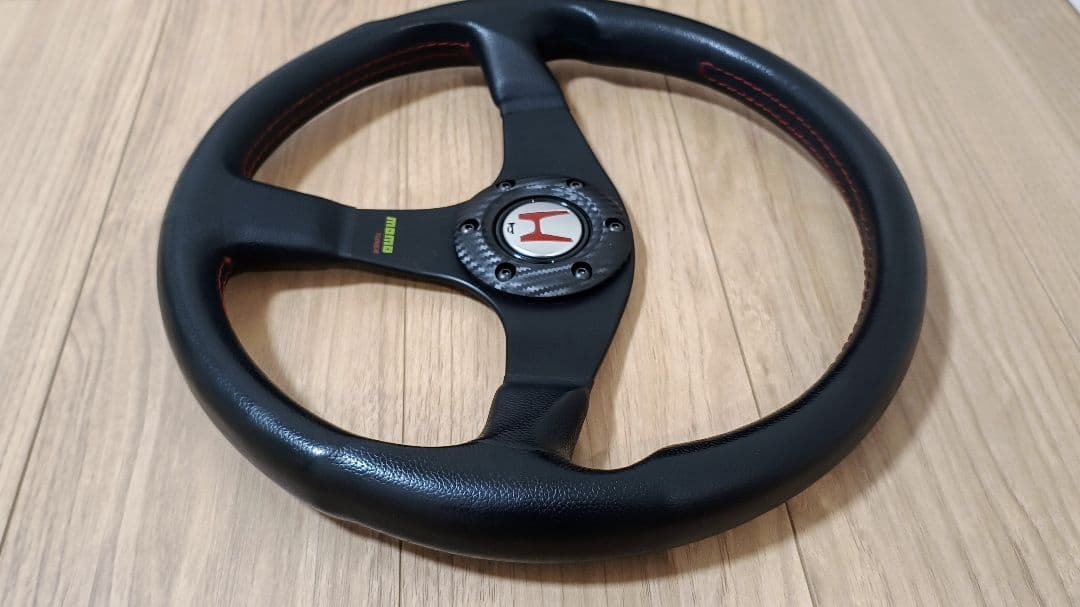 か*き様 MOMO モモ TUNER チューナー ブラック スポーク 350mm