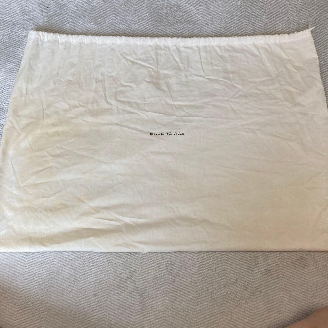 バレンシアガ　黒 レザー ボストンバッグ