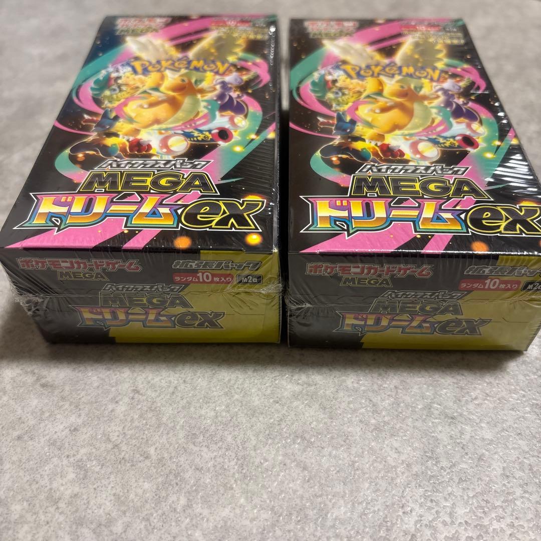 再*可様 ポケモンカード MEGAドリームex シュリンクあり　 2BOX