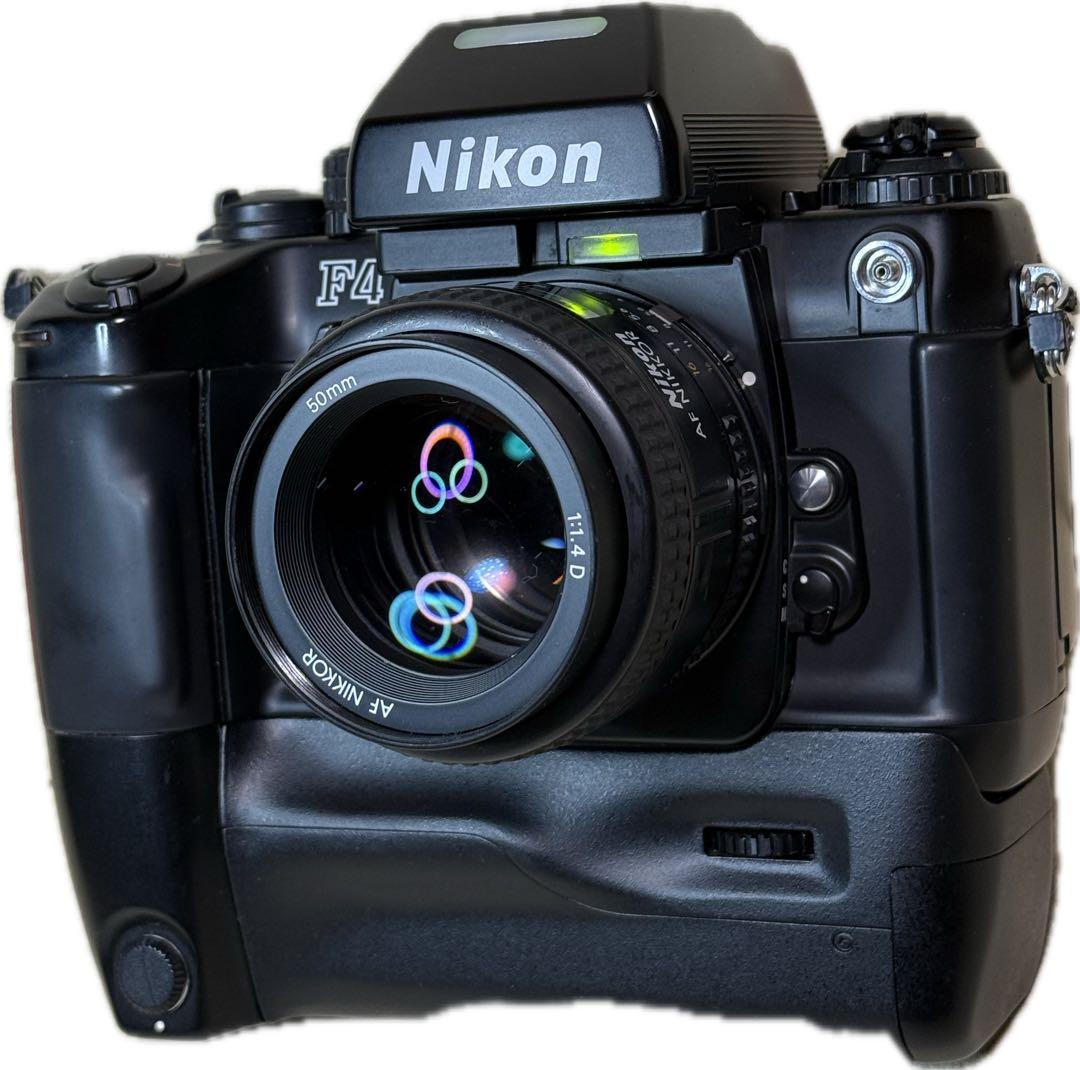 フィルムカメラ Nikon F4E+MF-23+AF NIKKOR 50mm 1:1.4D