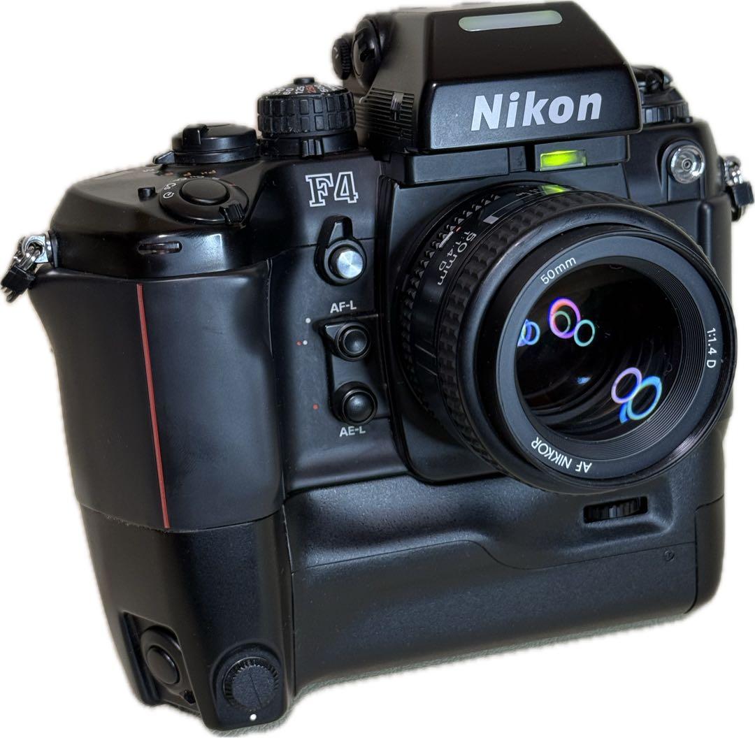 フィルムカメラ Nikon F4E+MF-23+AF NIKKOR 50mm 1:1.4D