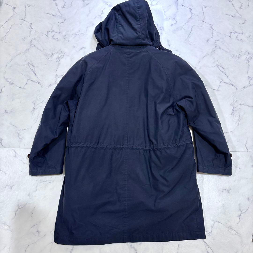 美品 BURBERRY ダウンライナー付き フーデッドコート MA ノバチェック