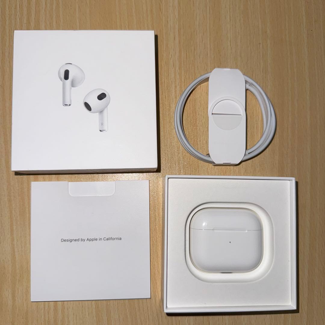 最終値下げ！【純正品】Apple AirPods 第3世代/動作確認済み