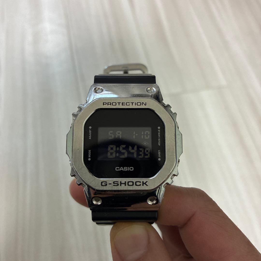 CASIO G-SHOCK デジタル腕時計 シルバー/ブラック