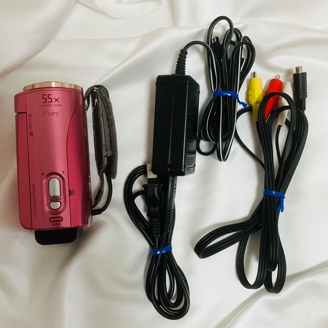 ソニー SONY HDR-CX270V ピンク ビデオカメラ
