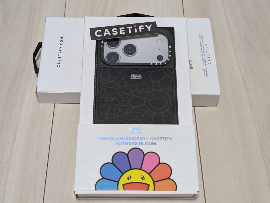 【正規品】村上隆 x CASETiFY iPhone 17 PM用 レインボー