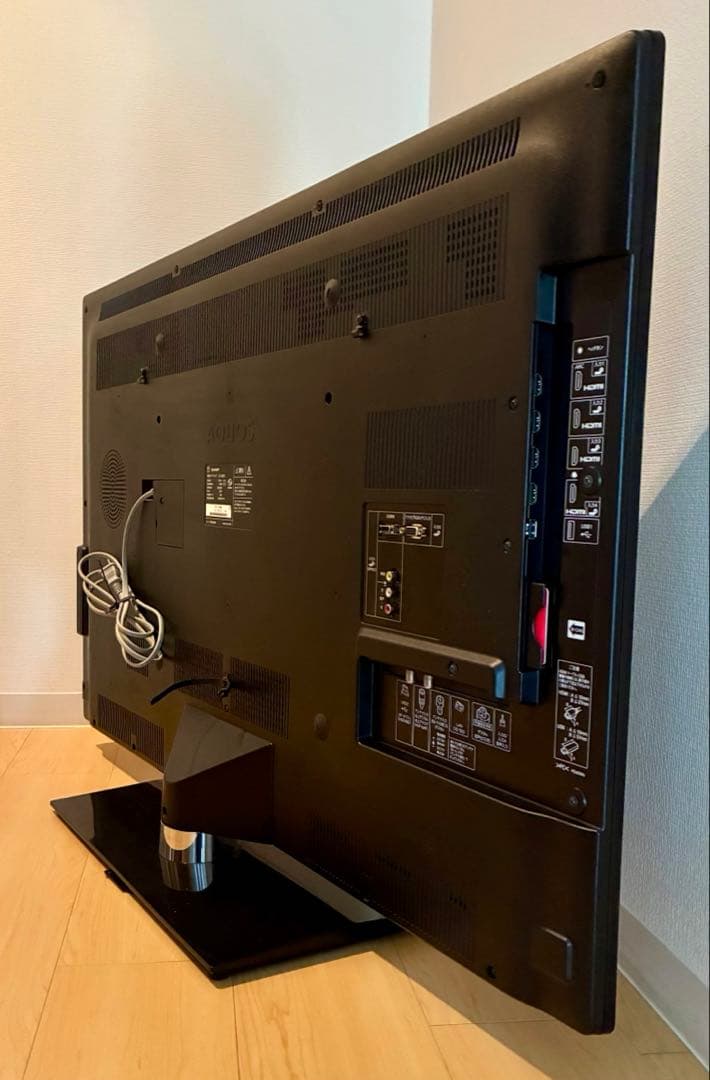⭐️超特セット⭐️SHARP46型クアトロン3D液晶テレビ＆録画HDD＆保護パネル付