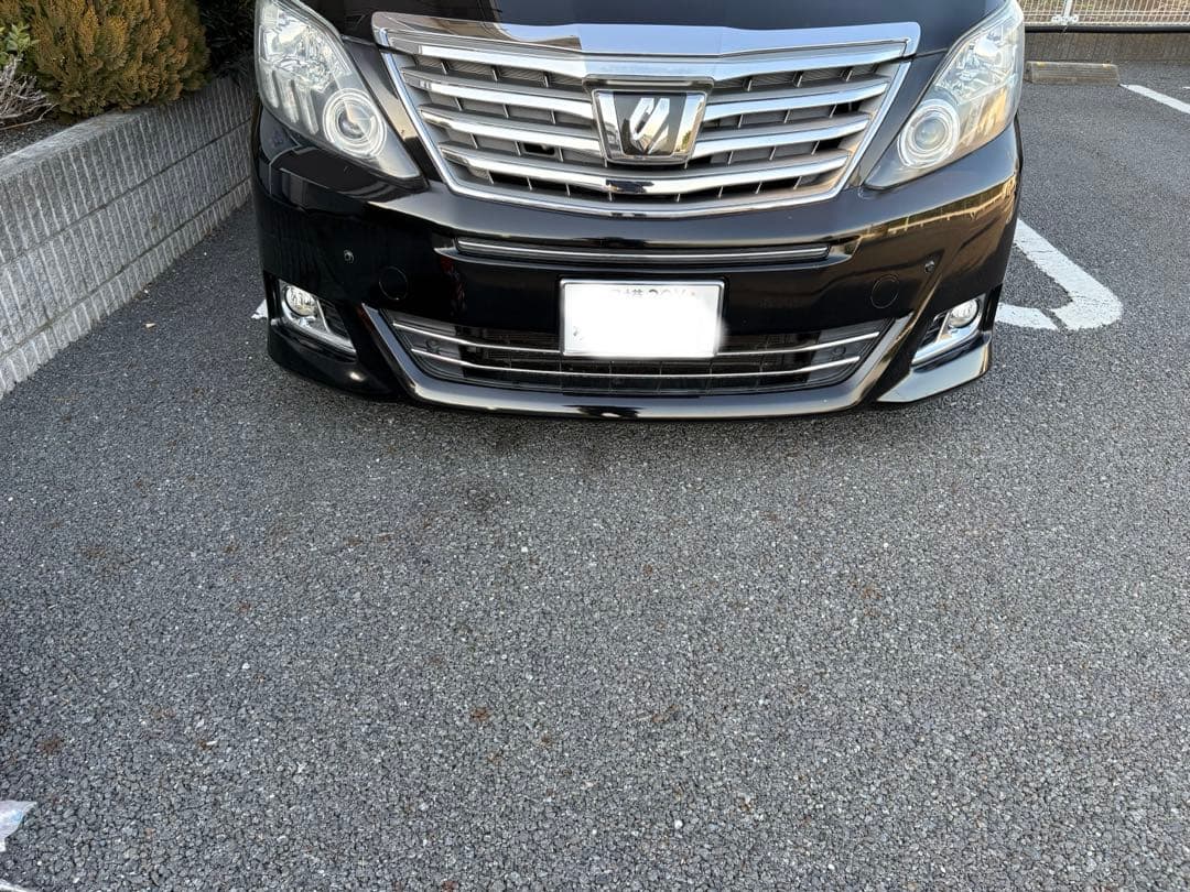 20アルファード gグレードバンパー ブラック