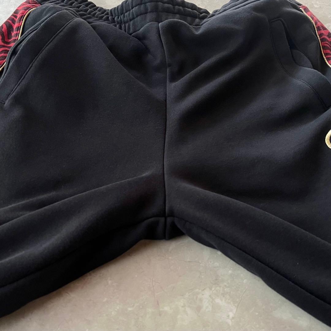 チャンピオン 魔裟斗 スウェット上下セット タイガー 柄 黒×赤×金 ジャージ