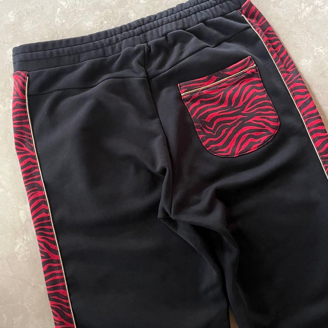 チャンピオン 魔裟斗 スウェット上下セット タイガー 柄 黒×赤×金 ジャージ