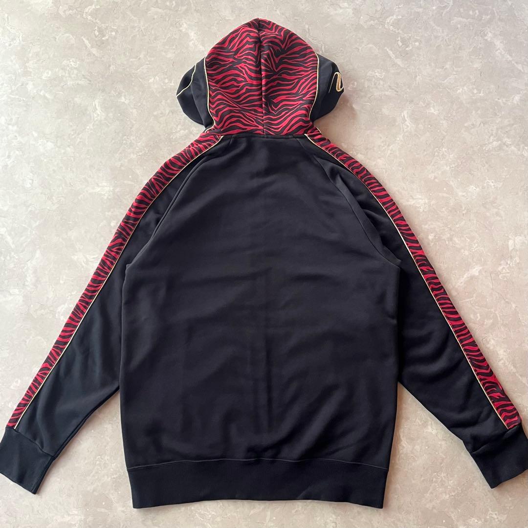 チャンピオン 魔裟斗 スウェット上下セット タイガー 柄 黒×赤×金 ジャージ