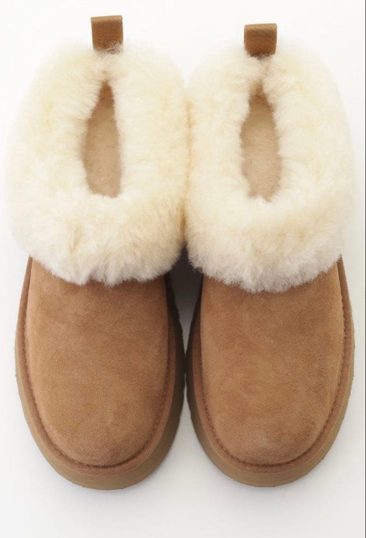 UGG ブラウン ムートンブーツ 厚底23㎝